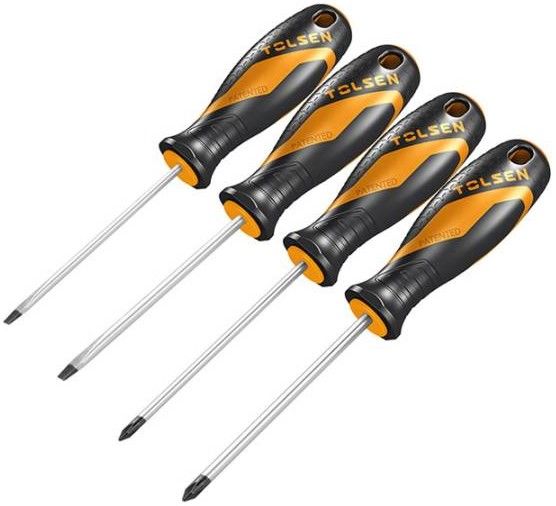 Викрутки Tolsen SL,PH, 110мм, набір 4шт