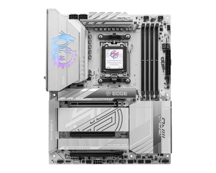 Материнcька плата MSI MPG X870E EDGE TI WIFI sAM5 X870E 4xDDR5 M.2 HDMI WiFi BT ATX