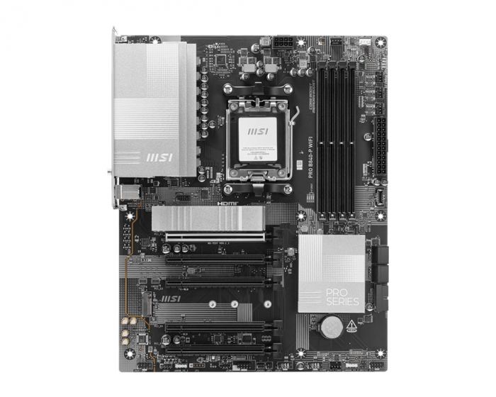 Материнcька плата MSI PRO B840-P WIFI sAM5 B840 4xDDR5 M.2 HDMI WiFi BT ATX