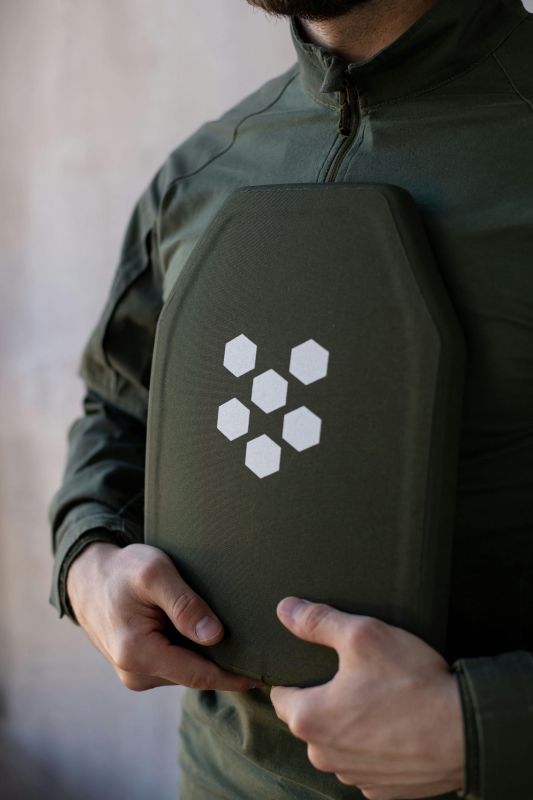 Керамічна плита Українська Броня SA4, тип Stand Alone, клас захисту ДСТУ 6, розмір M
