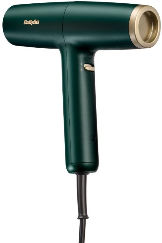 Фен Babyliss Air Power Pro, 1700Вт, 3 режими, дифузор, іоніз-я, хол. обдув, зелений