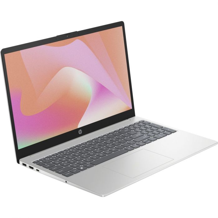 Ноутбук HP 15-fc0079ua 15.6" FHD IPS AG, AMD R3-7320U, 8GB, F256GB, UMA, DOS, сріблястий