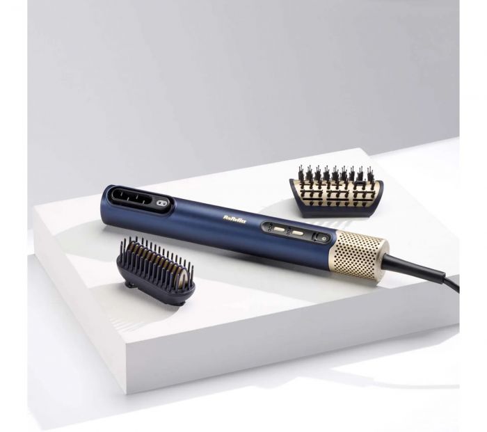 Стайлер  Babyliss Air Wand, 1600Вт, темп.режимов-3, подвійна іонізація, 2 насадки, синій