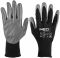 Рукавички робочі Neo Tools комплект 12шт, поліестер з нітриловим покриттям, р.11, сіро-чорний