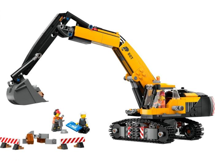 Конструктор LEGO City Жовтий будівельний екскаватор