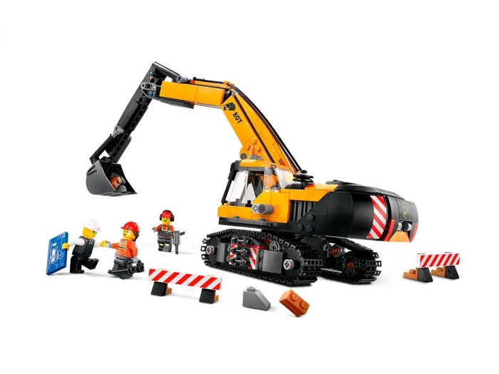 Конструктор LEGO City Жовтий будівельний екскаватор