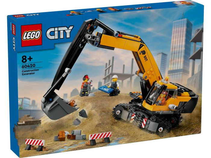 Конструктор LEGO City Жовтий будівельний екскаватор