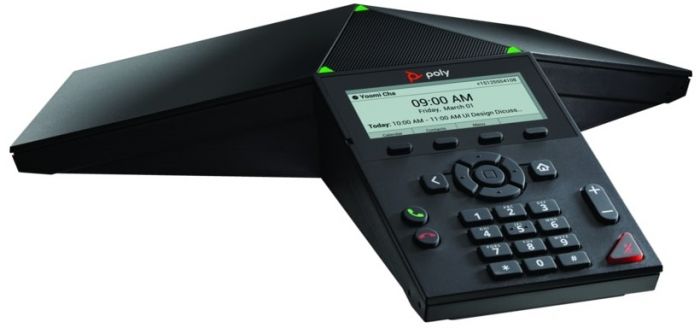 SIP-конференц телефон Poly Trio 8300, RJ45, USB-A, Micro USB, PoE, чорний