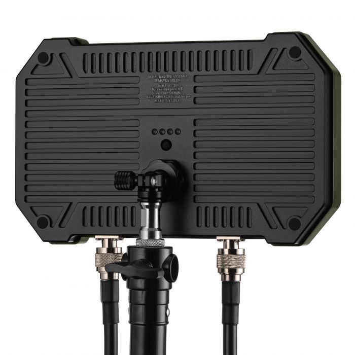 Антена активна 2E MAVKA GREEN, 2.4/5.2/5.8GHz, 10Вт, N-Type, для DJI/Autel(V2)/FPV цифра, кріплення