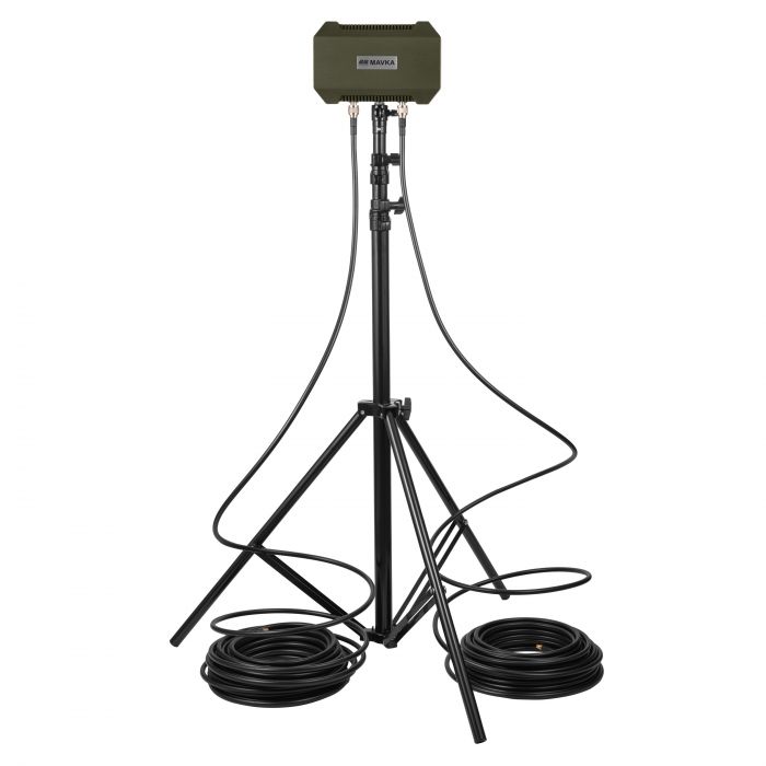 Антена активна 2E MAVKA GREEN, 2.4/5.2/5.8GHz, 10Вт, N-Type, для DJI/Autel(V2)/FPV цифра, кріплення