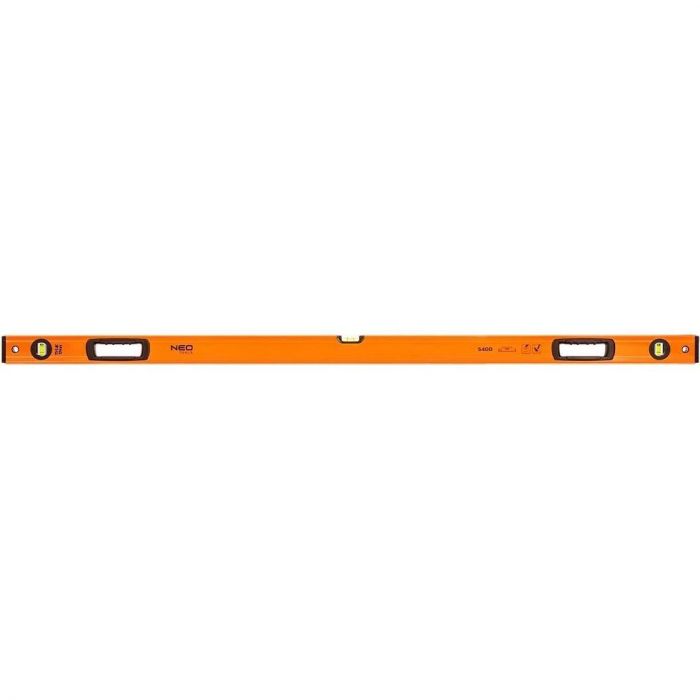 Рівень Neo Tools S 400 алюмінієвий, 150 см, 3 капсули, 2 отвори для рук