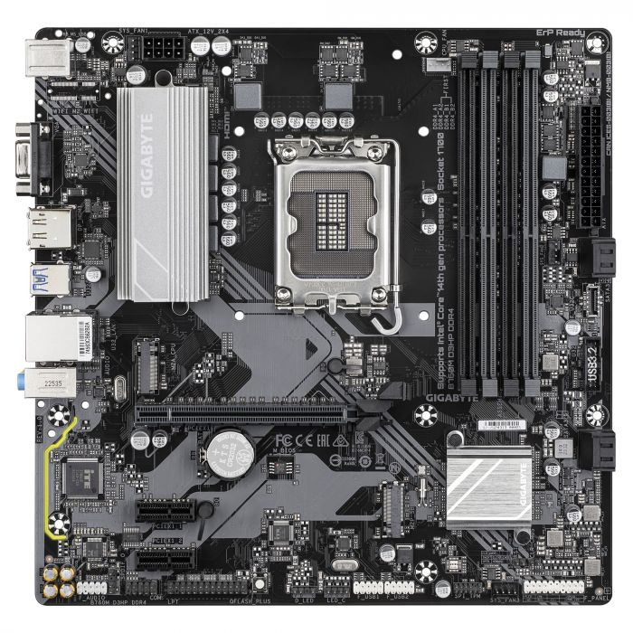Материнська плата GIGABYTE B760M D3HP DDR4 s1700 b760 4xDDR4 M.2 HDMI DP D-Sub mATX