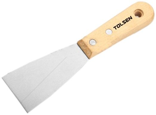 Шпатель Tolsen, ширина 50мм, сталь, дерев’яне руків’я