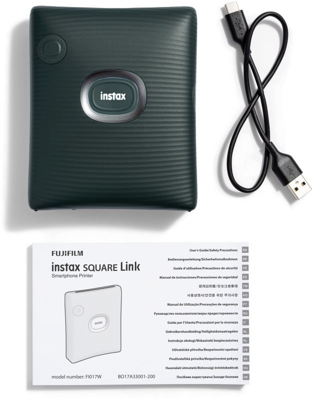 Фотопринтер Fujifilm INSTAX SQ Link Green