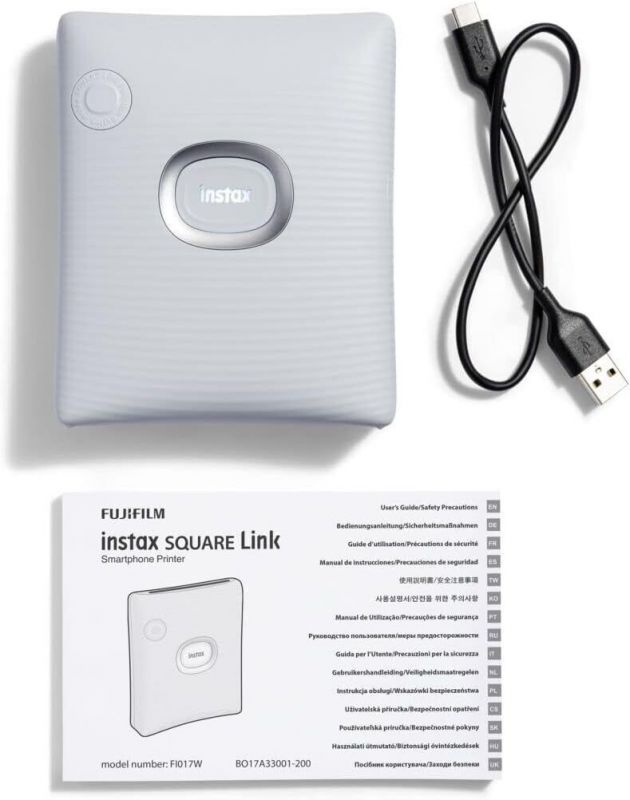 Фотопринтер Fujifilm INSTAX SQ Link White