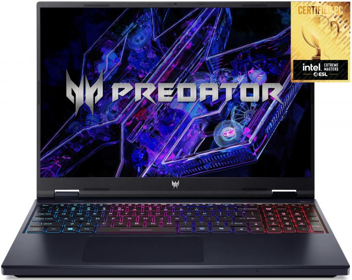 Ноутбук Acer Predator Helios Neo 16 PHN16-72 16" WUXGA IPS, Intel i9-14900HX, 32GB, F1TB, NVD4060-8, Lin, чорний