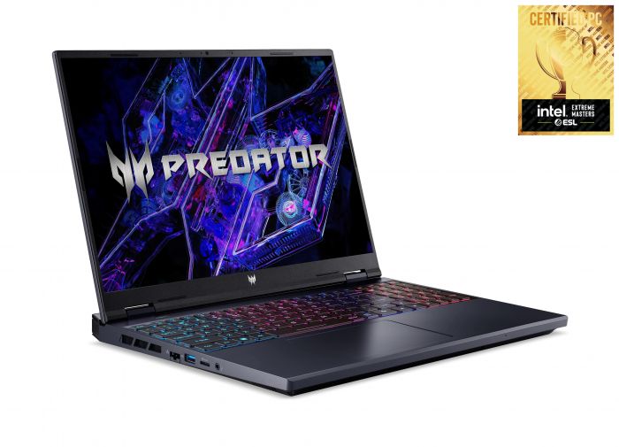 Ноутбук Acer Predator Helios Neo 16 PHN16-72 16" WUXGA IPS, Intel i7-14650HX, 16GB, F1TB, NVD4060-8, Lin, чорний