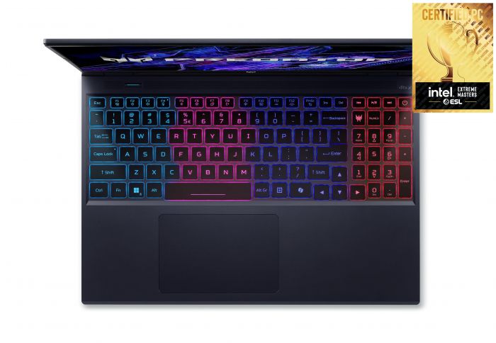 Ноутбук Acer Predator Helios Neo 16 PHN16-72 16" WUXGA IPS, Intel i7-14650HX, 16GB, F1TB, NVD4060-8, Lin, чорний