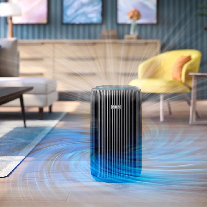 Очисник повітря Philips PureProtect 3200, 135м2, 520м3/год, HEPA +вугільний фільтр, Wi-Fi, 5 режими, синьо-сірий