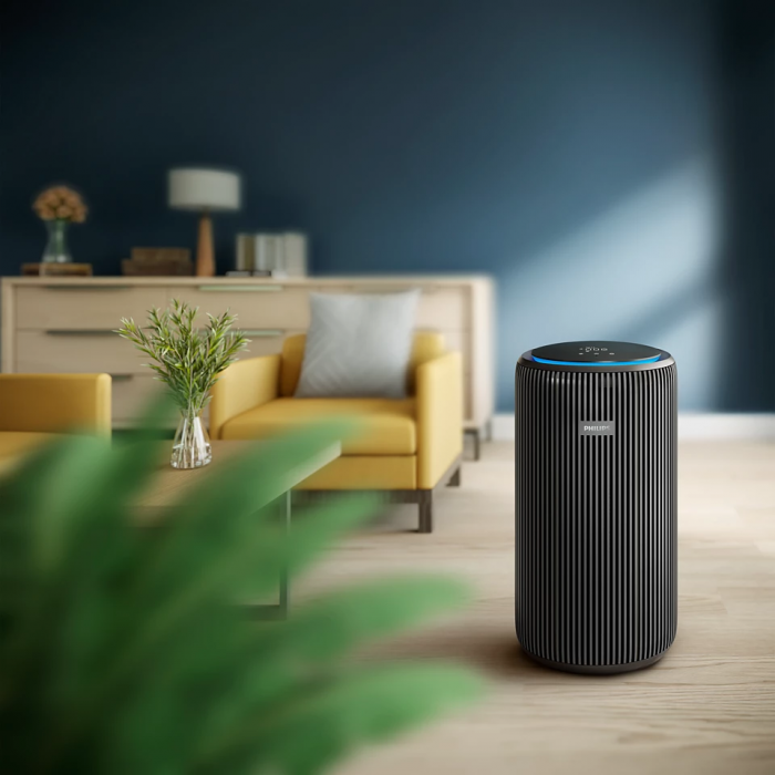 Очисник повітря Philips PureProtect 3200, 135м2, 520м3/год, HEPA +вугільний фільтр, Wi-Fi, 5 режими, синьо-сірий