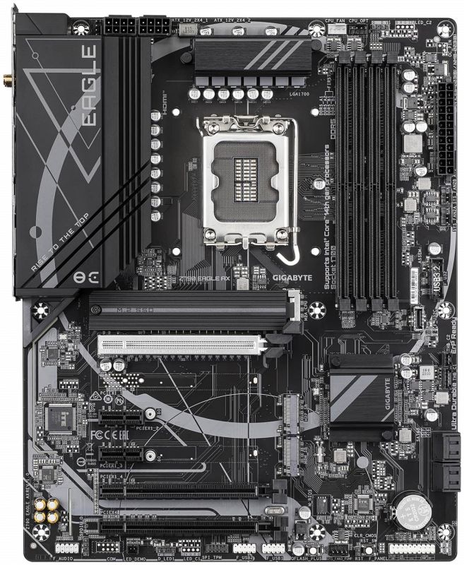 Материнська плата GIGABYTE Z790 EAGLE AX s1700 Z790 4xDDR5 M.2 HDMI DP Wi-Fi ATX