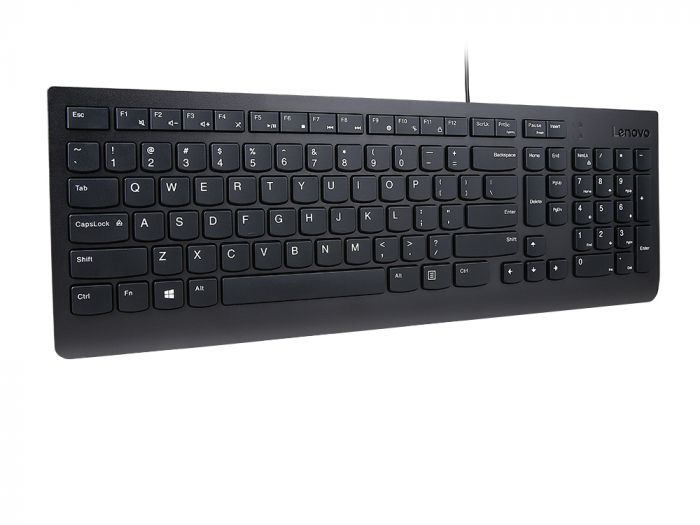 Клавіатура Lenovo Essential Wired Keyboard (Black) - Ukraine