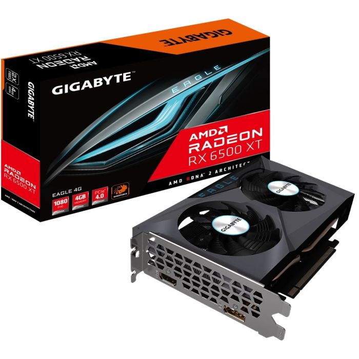 Відеокарта GIGABYTE Radeon RX 6500 XT 4GB GDDR6 EAGLE