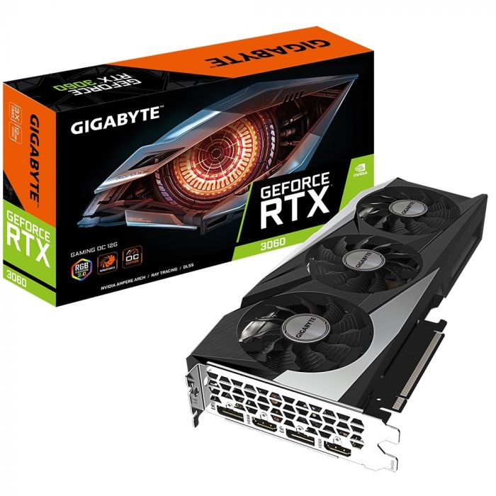 Відеокарта GIGABYTE GeForce RTX 3060 12GB GDDR6 GAMING OC 2.0