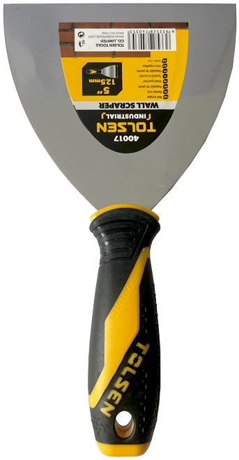 Шпатель Tolsen Профі , ширина 125мм, сталь, двокомпонентне руків’я