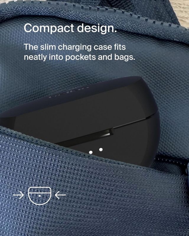 Навушники TWS Belkin Soundform Rhythm True Wireless, чорний