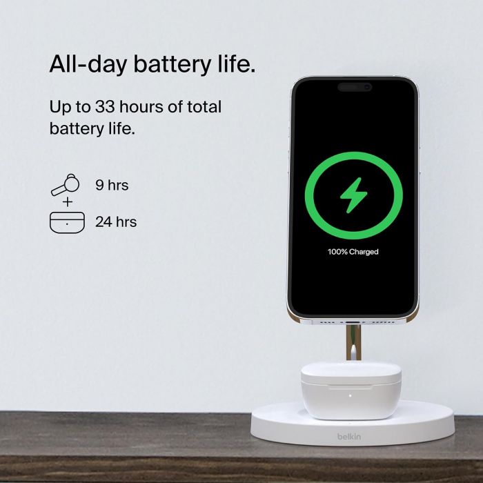 Навушники TWS Belkin Soundform Motion True Wireless, білий