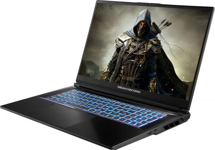 Ноутбук Dream Machines RG4060-17 17.3FHD IPS, Intel i7-14650HX, 32GB, F1TB, NVD4060-8, DOS, чорний