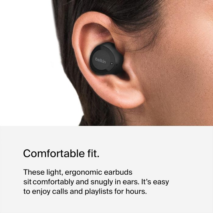Навушники TWS Belkin Soundform Bolt True Wireless, чорний