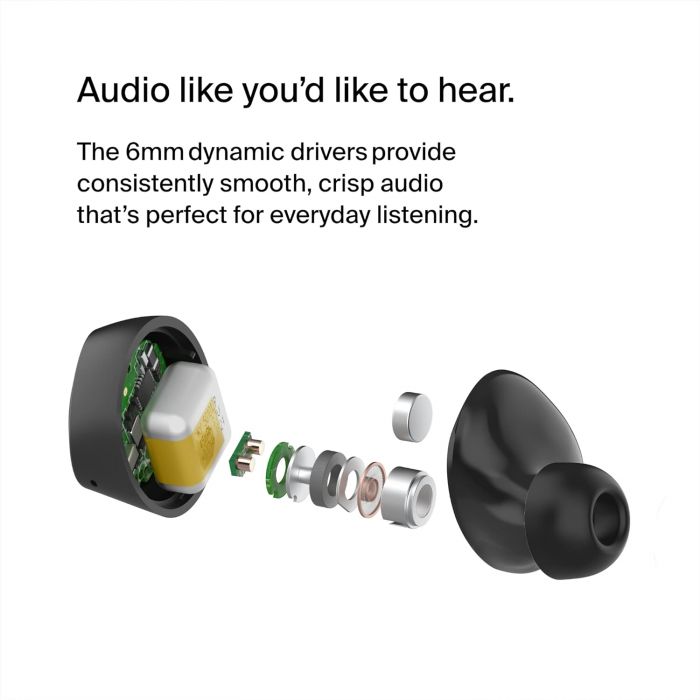 Навушники TWS Belkin Soundform Bolt True Wireless, чорний