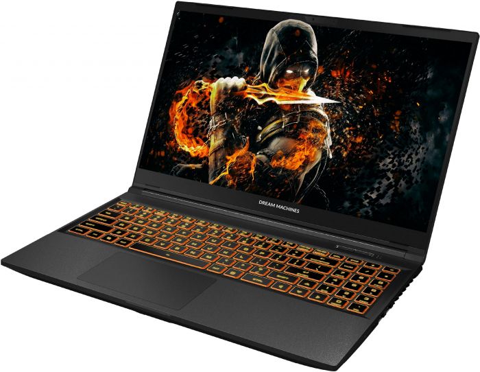 Ноутбук Dream Machines RG4050-15 15.6FHD IPS, Intel i7-13620H, 32GB, F1TB, NVD4050-6, DOS, чорний