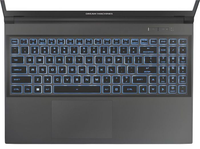 Ноутбук Dream Machines RG4050-15 15.6FHD IPS, Intel i5-12450H, 32GB, F1TB, NVD4050-6, DOS, чорний