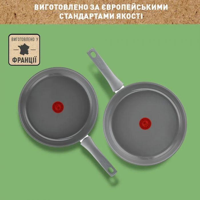 Сковорода для млинців Tefal Renewal, 25см, алюміній, бакеліт, сірий