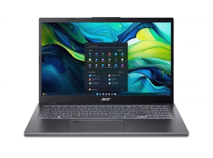Ноутбук Acer Aspire 15 A15-41M 15.6" FHD IPS, AMD R7-8840HS, 16GB, F1TB, UMA, Lin, сірий