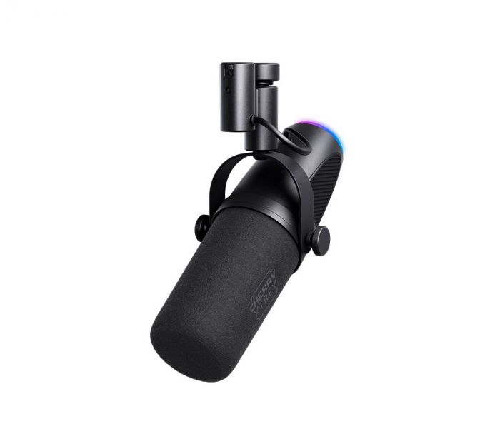 Мікрофон геймінговий CHERRY XTRFY NGALE X, Cardioid, USB-A, 2м, RGB, чорний