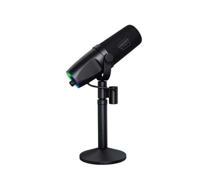 Мікрофон геймінговий CHERRY XTRFY NGALE X, Cardioid, USB-A, 2м, RGB, чорний