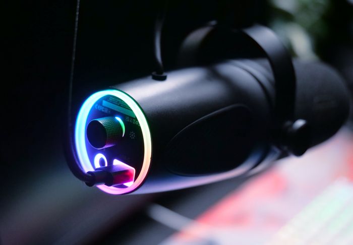 Мікрофон геймінговий CHERRY XTRFY NGALE X, Cardioid, USB-A, 2м, RGB, чорний