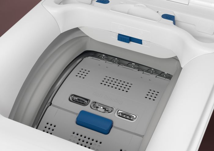 Пральна машина Electrolux вертикальна, 7кг, 1300, A+++, 60см, дисплей, пара, інвертор, білий