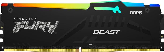 Пам'ять ПК Kingston DDR5 16GB 6000 FURY Beast RGB XMP
