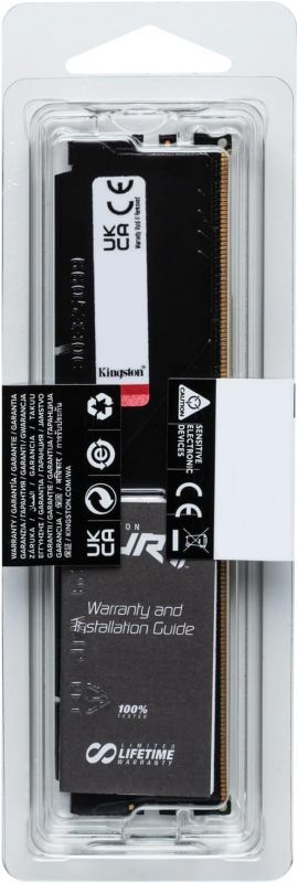 Пам'ять ПК Kingston DDR5 16GB 6000 FURY Beast Black XMP