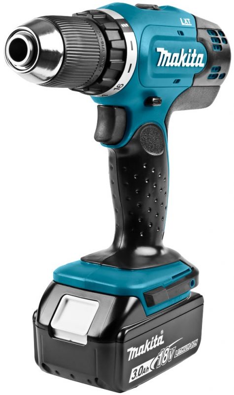 Шурупокрут-дриль акумуляторний Makita DDF453RFE 18B 2х3А·год 42Нм 0-400·0-1300 об·хв кейс 1.8кг