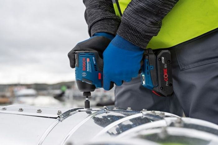 Гвинтоверт ударний акумуляторний Bosch GDR 18V-220 C 18В 2х5А·год  0-3400об·хв 220Нм 1кг Bluetooth