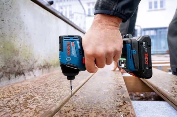 Гвинтоверт ударний акумуляторний Bosch GDR 18V-220 C 18В 2х5А·год  0-3400об·хв 220Нм 1кг Bluetooth