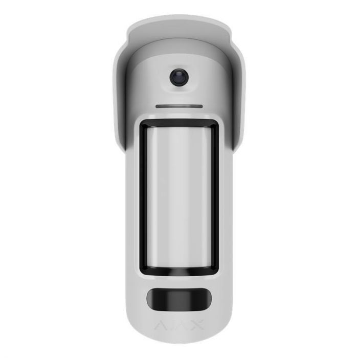 Датчик руху вуличний з можливістю встановлення на висоті Ajax MotionCam Outdoor HighMount, PhOD, Jeweler, бездротовий, білий
