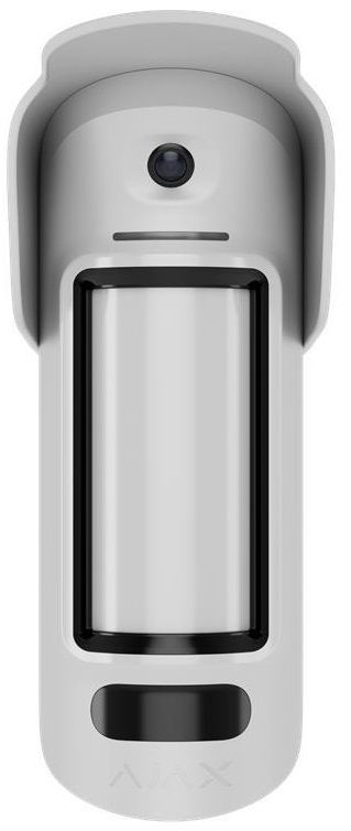 Датчик руху вуличний з можливістю встановлення на висоті Ajax MotionCam Outdoor HighMount, PhOD, Jeweler, бездротовий, білий