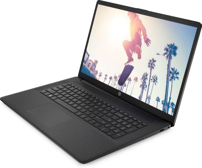 Ноутбук HP 17-cn4007ua 17.3" FHD IPS AG, Intel 5-120U, 16GB, F512GB, UMA, DOS, чорний